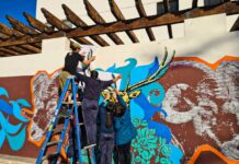 MURALISTAS GUÍAN TALENTO DE ADOLESCENTES DEL ALBERGUE TEMPORAL DE MEXICALI