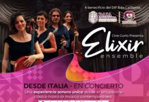 «ELIXIR ENSEMBLE» DIRECTO DE ITALIA AL CINCE CURTO A BENEFICIO DE NIÑAS, NIÑOS Y ADOLESCENTE