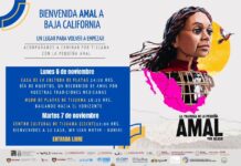 AMAL VISITARÁ LA CASA DE CULTURA DE PLAYAS DE TIJUANA COMO PRIMER PUNTO EN SU PEREGRINAJE POR MÉXICO