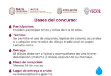 CONVOCAN A CONCURSO DE DIBUJO “GUARDIANES DEL AGUA”