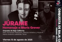 LA OBC REGRESA A SAN QUINTÍN CON UN CONCIERTO HOMENAJE A MARÍA GREVER