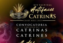 ABREN CONVOCATORIAS PARA CREACIÓN DE ANTIFACES, CATRINAS Y CATRINES EN EL CEART MEXICALI