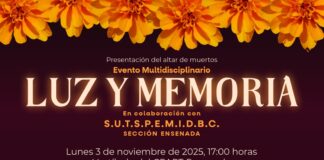 CON ALTAR “LUZ Y MEMORIA”, CEART ENSENADA CELEBRA EL DÍA DE MUERTOS