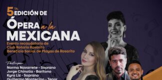 NOCHE DE GALA EN CEART PLAYAS DE ROSARITO CON LA 5ª EDICIÓN DE ÓPERA A LA MEXICANA