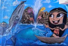 DEVELAN MURAL EN LA BUFADORA, RESULTADO DEL CONCURSO INFANTIL «COLORES DE LA LEYENDA»