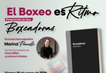 LITERATURA Y BOXEO CONVERGEN EN TIJUANA CON LA ESCRITORA MARINA PORCELLI