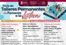 ABIERTAS INSCRIPCIONES PARA TALLERES EN LA EXTENSIÓN DE LA BIBLIOTECA PÚBLICA CENTRAL ESTATAL