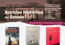 CELEBRA EL ARCHIVO HISTÓRICO DEL ESTADO 25 AÑOS EN SU EMBLEMÁTICO INMUEBLE